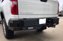 Load image into Gallery viewer, Ranch Hand SBC201BLSL Sport Series Back Bumper for Select Chevrolet Silverado 1500, Chevrolet Silverado HD, Chevrolet Silverado HD, GMC Sierra 1500, GMC Sierra HD, GMC Sierra HD