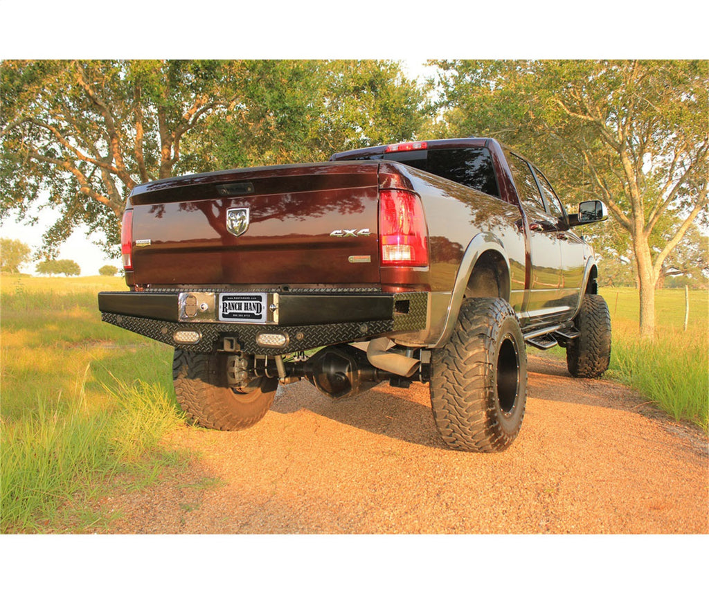 Ranch Hand SBD09HBLSL Sport Series Back Bumper for Select Dodge Ram 1500, Dodge Ram 2500, Dodge Ram 3500, Ram 1500, Ram Classic, Ram 2500, Ram