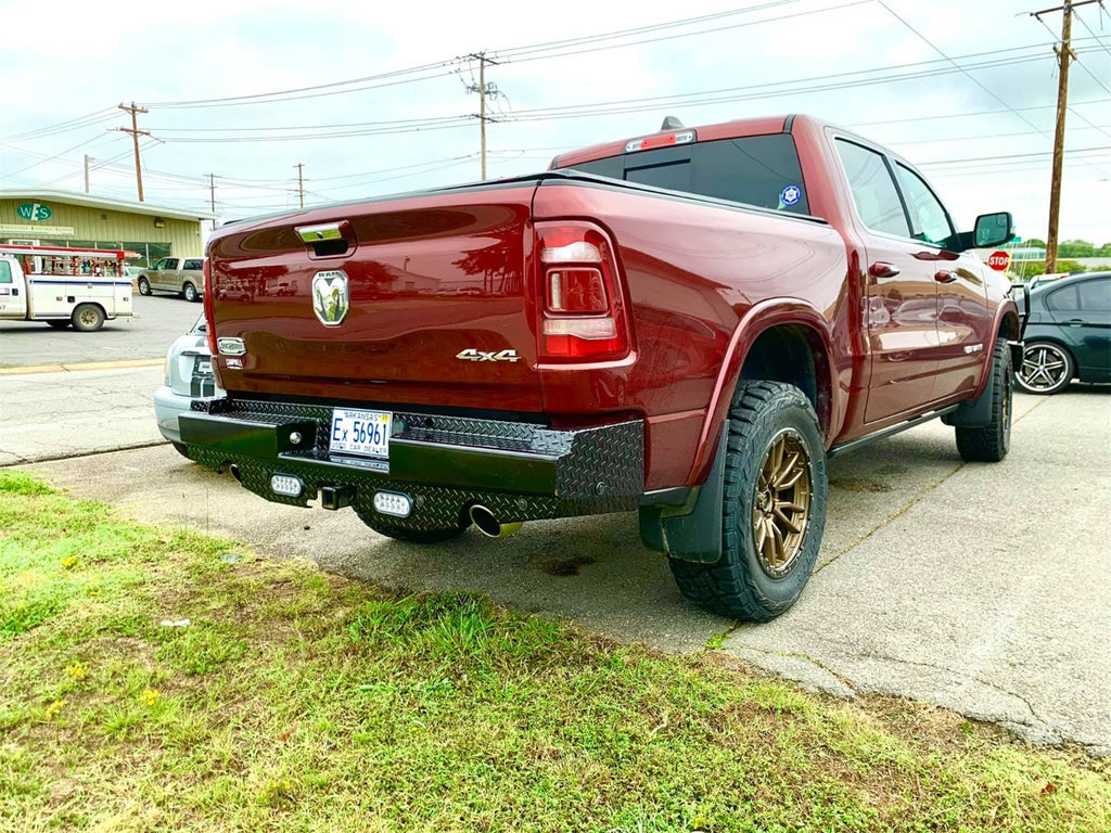 Ranch Hand SBD19HBLSLE Sport Series Back Bumper for Select Ram