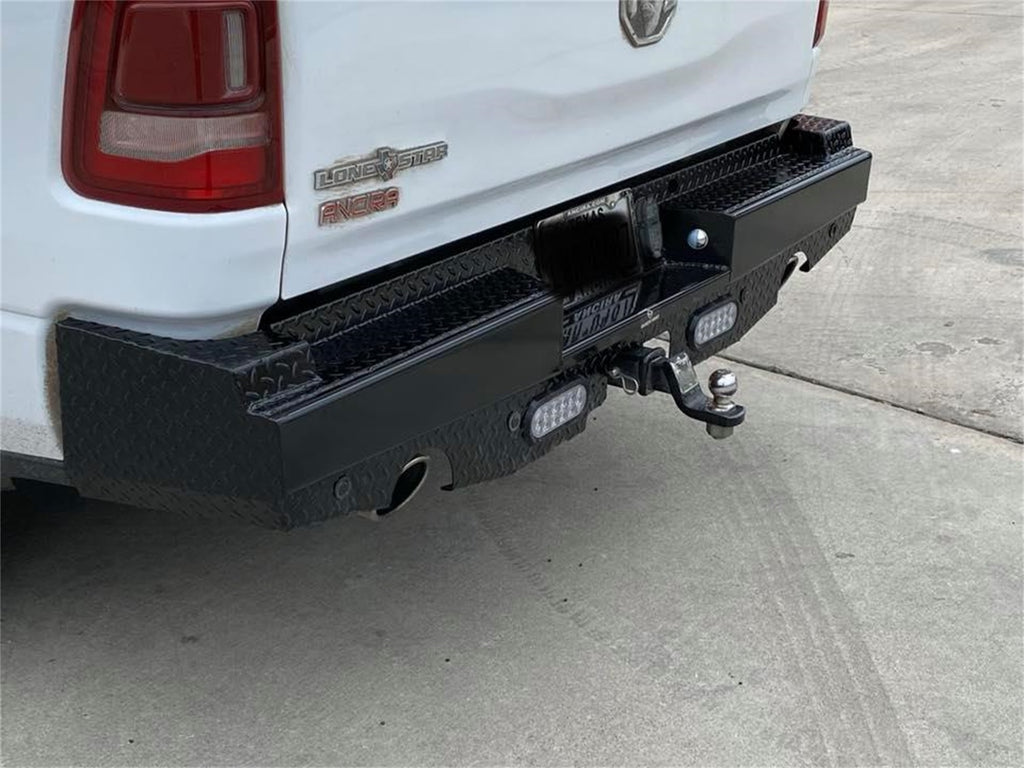 Ranch Hand SBD19HBLSLE Sport Series Back Bumper for Select Ram