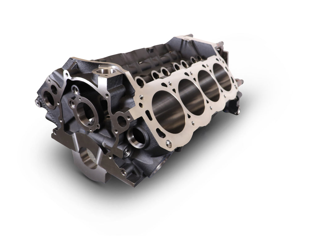 BluePrint Engines BPP12110338 Small Block Ford Compatible 351 Clev Bare Block 9.500 Deck x 4.000 Bore Ductile