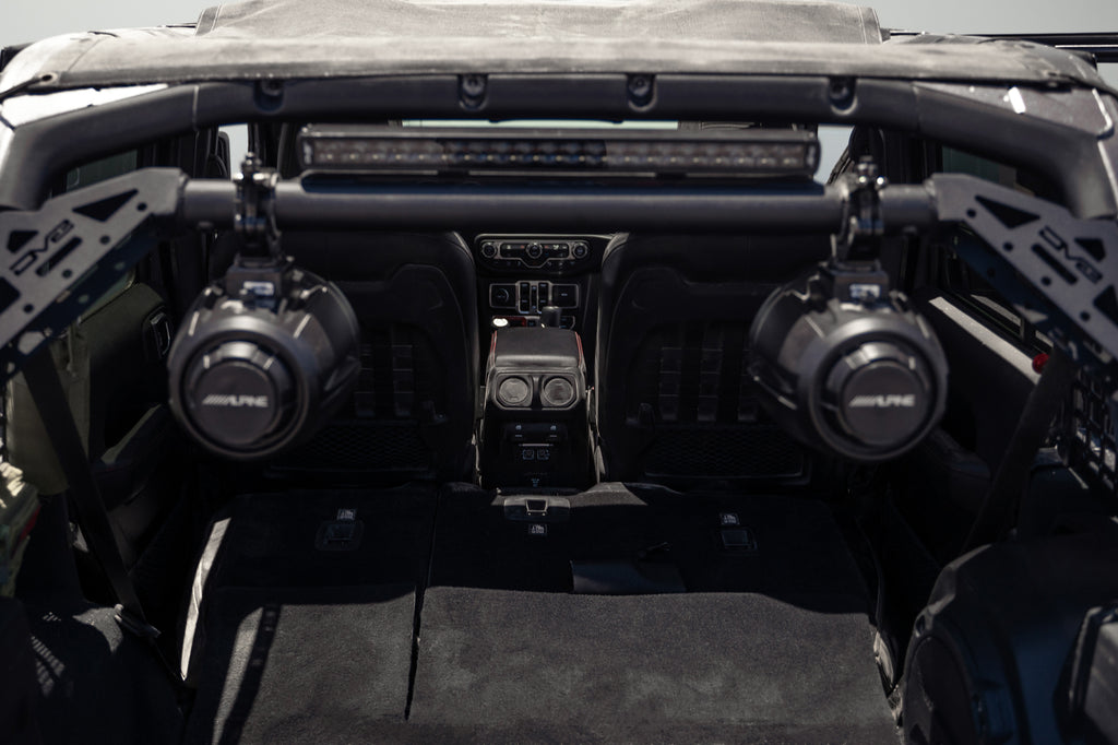 DV8 Offroad SBJL-01 Jeep Wrangler JL Rear Speaker & Light Bar Mount