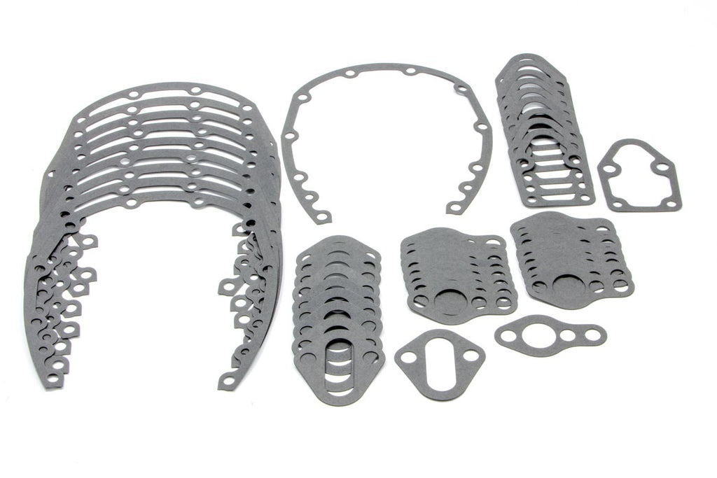 SCE GASKETS 1100-10 SBC Timing Cover Gaskets Dyno-Pak (10)