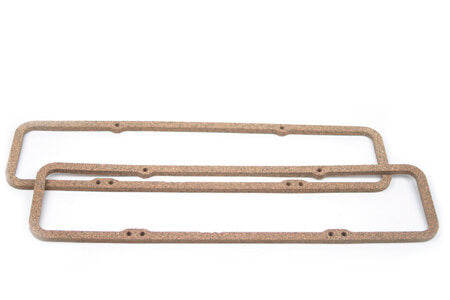 SCE GASKETS 111076 Valve Cover Gasket Set SBC - Cork 5/16 Thick