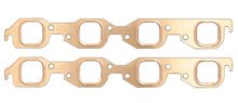Load image into Gallery viewer, SCE GASKETS 4113 1.875 x 1.800 BBC Copper Embossed Exhaust Gasket