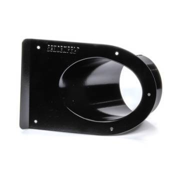 SCHOENFELD 350TSB-45 Tail Pipe Saver 3-1/2in Single Outlet Black 45