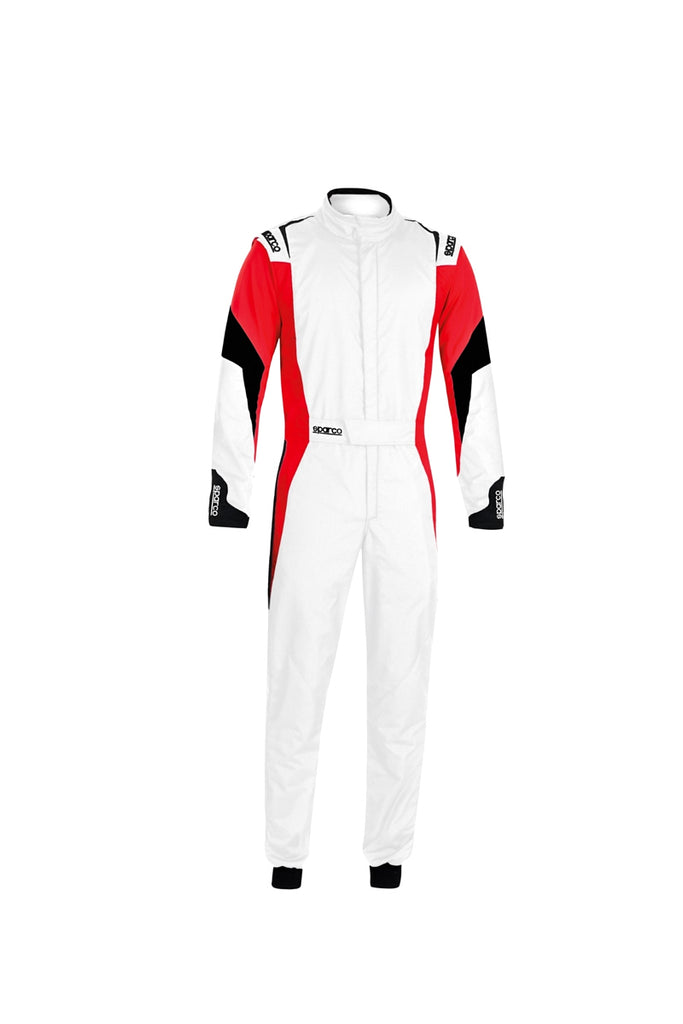 SPARCO 001144B58BRNR Comp Suit White/Red Large / X-Large