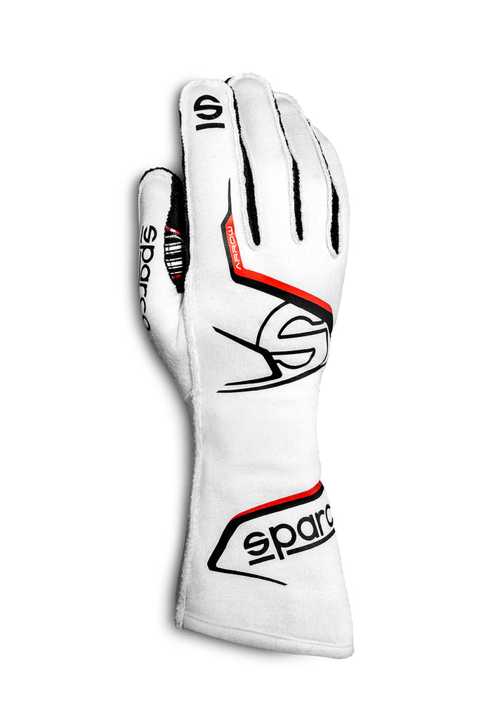 SPARCO 00131410BINR Glove Arrow Medium White / Black