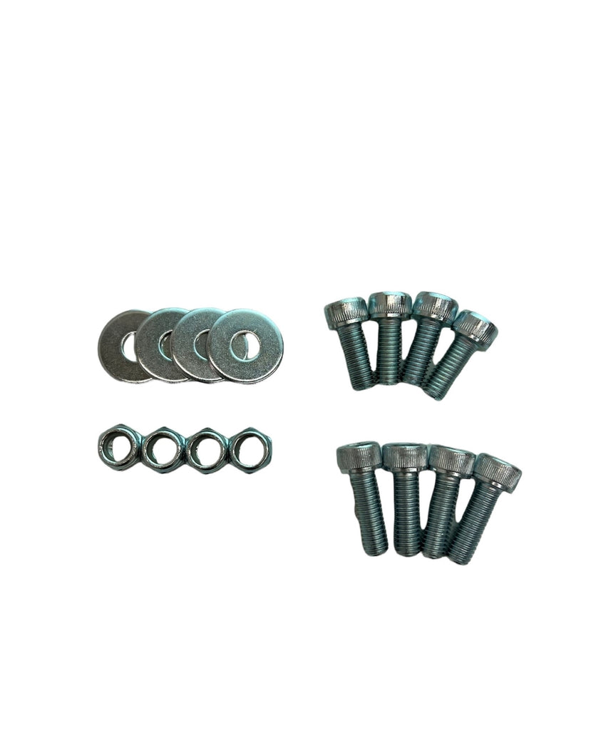 SPARCO 50001ZN Bottom Seat Mount Hardware Kit Black Zinc
