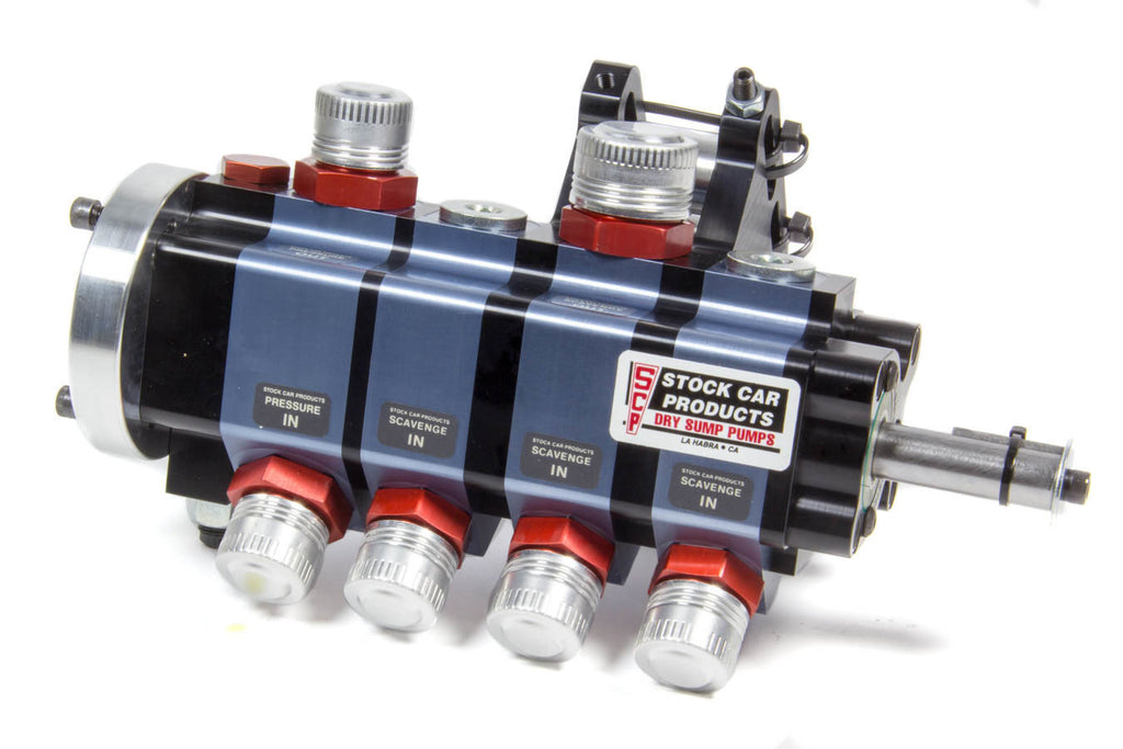 STOCK CAR PROD-OIL PUMPS BT204AWKSE 4 Stage Dry Sump Pump Bert/Brinn Mount