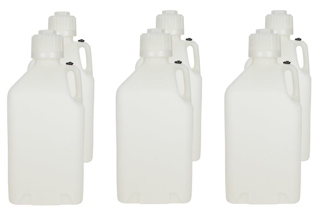 SCRIBNER 2000W-CASE Utility Jug - 5-Gallon White - Case 6
