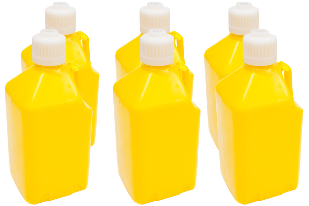 SCRIBNER 2000Y-CASE Utility Jug - 5-Gallon Yellow - Case 6