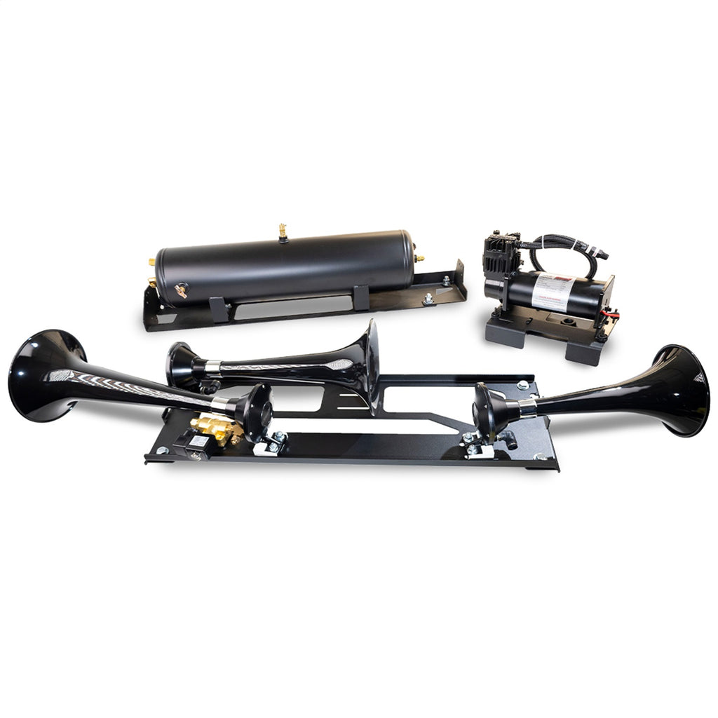 Kleinn Automotive Air Horns SDKIT17-230 Onboard Air System w/Horns for Select Ford F-250 Super Duty, Ford F-350 Super Duty, Ford F-450 Super Duty