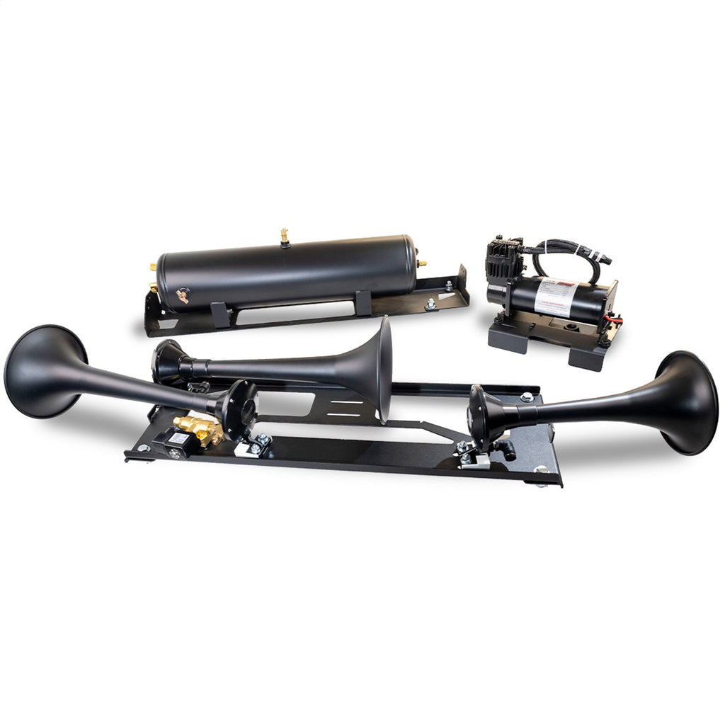 Kleinn Automotive Air Horns SDKIT17-734 Onboard Air System w/Horns for Select Ford F-250 Super Duty, Ford F-350 Super Duty, Ford F-450 Super Duty
