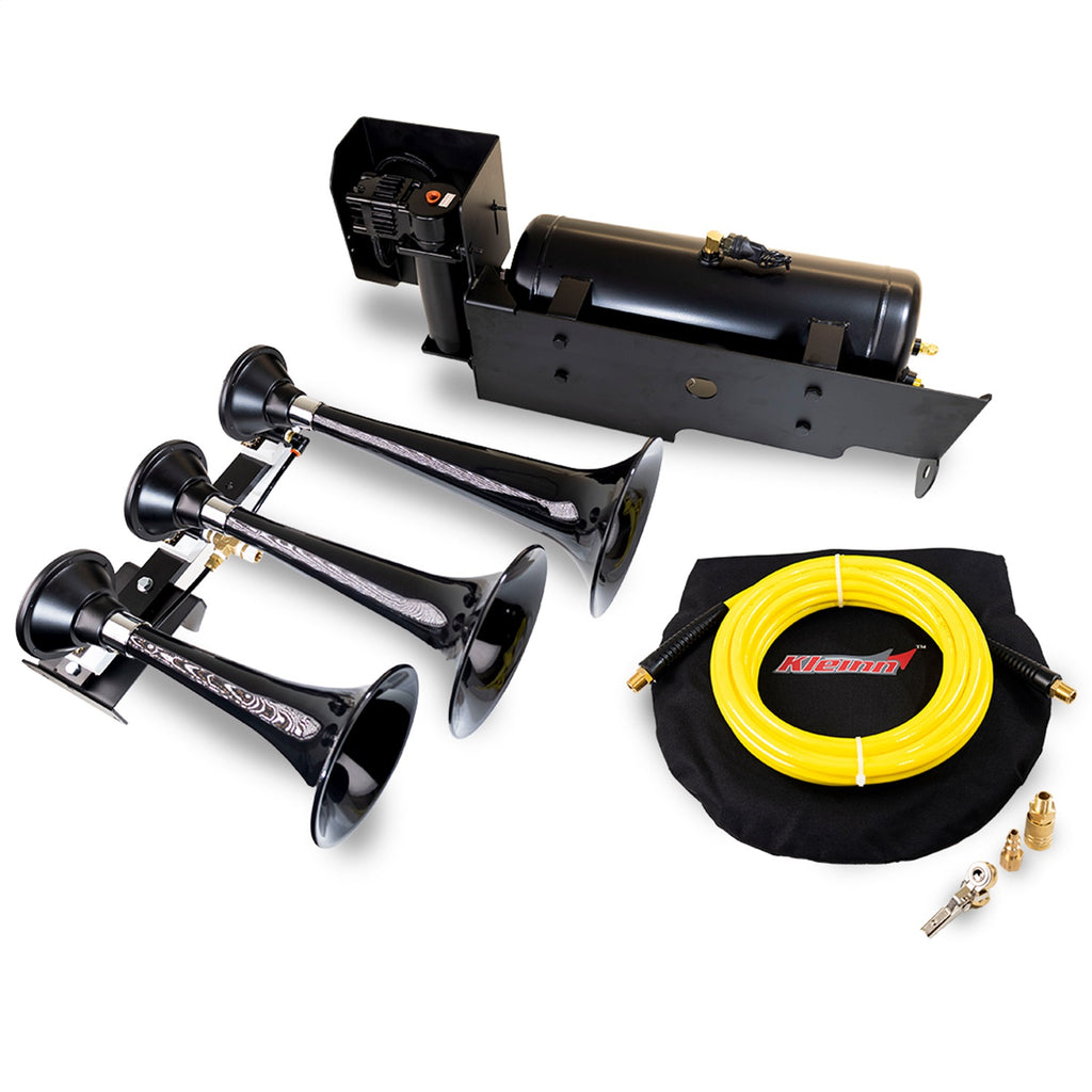 Kleinn Automotive Air Horns SDKIT-230 Onboard Air System w/Horns for Select Ford F-250 Super Duty, Ford F-350 Super Duty, Ford F-450 Super Duty