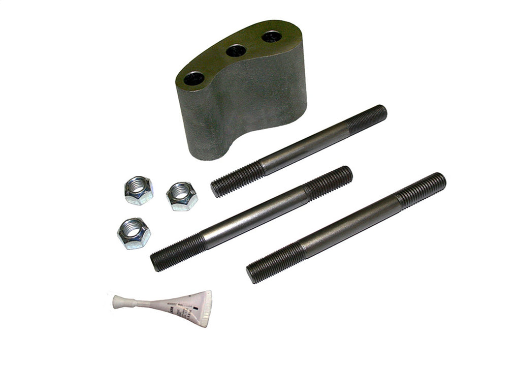 Superlift 3434 3in. Raised 3 Bolt Steering Block-73-87 GM 1/2/3/4 Ton/73-91 Blzr/Jmy/Sub for Select Chevrolet Blazer, Chevrolet K10, Chevrolet K10 Pickup, Chevrolet K10 Suburban, Chevrolet K20, Chevrolet K20 Pickup, Chevrolet K20 Suburban, Chevrolet K5
