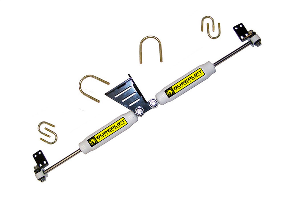 Superlift 92095 High Clearance Dual Steering Stabilizer Kit-SL (Hydraulic)-07-18 Jeep JK for Select Jeep Wrangler, Jeep Wrangler JK