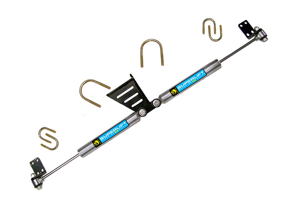Superlift 92105 High Clearance Dual Steering Stabilizer Kit-SL SS Bilstein (Gas)-07-18 Jeep JK for Select Jeep Wrangler, Jeep Wrangler JK