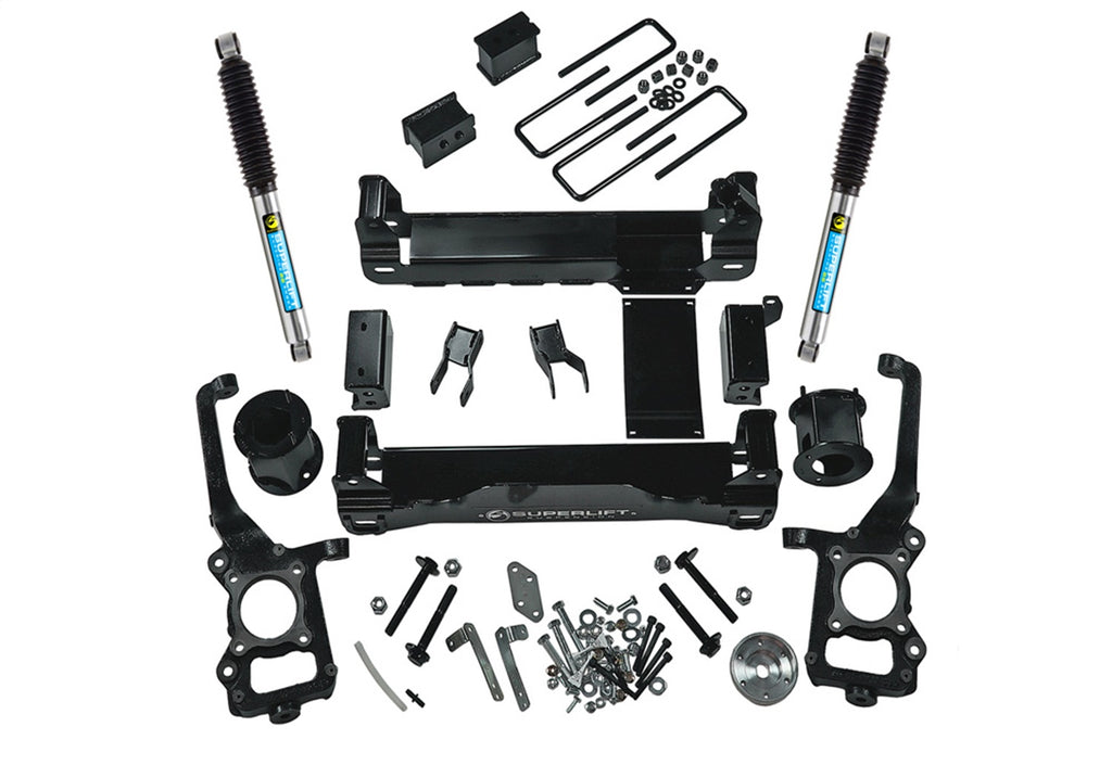 Superlift K126B 4.5in. Lift Kit-15-20 F150 4WD-w/Bilstein Rear Shocks for Select Ford F-150