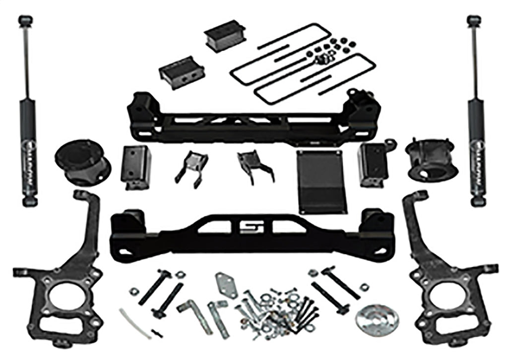 Superlift K178B 4.5in. Lift Kit-09-14 F-150 4WD-w/Bilstein Rear Shocks for Select Ford F-150
