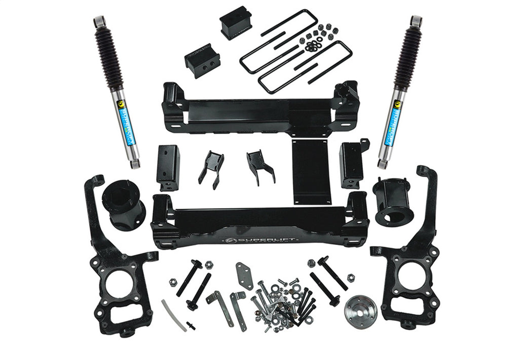Superlift K179B 6ft. Lift Kit-09-14 F-150 4WD-w/Bilstein Rear Shocks for Select Ford F-150