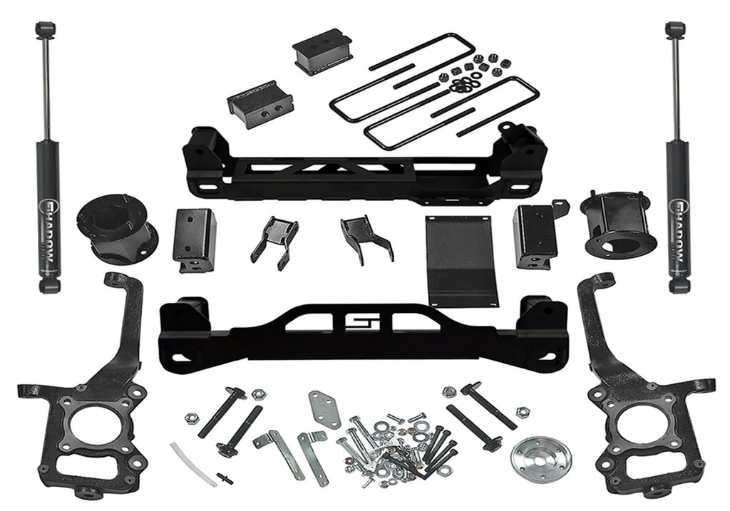 Superlift K179 6ft. Lift Kit-09-14 F-150 4WD-w/SL Rear Shocks for Select Ford F-150