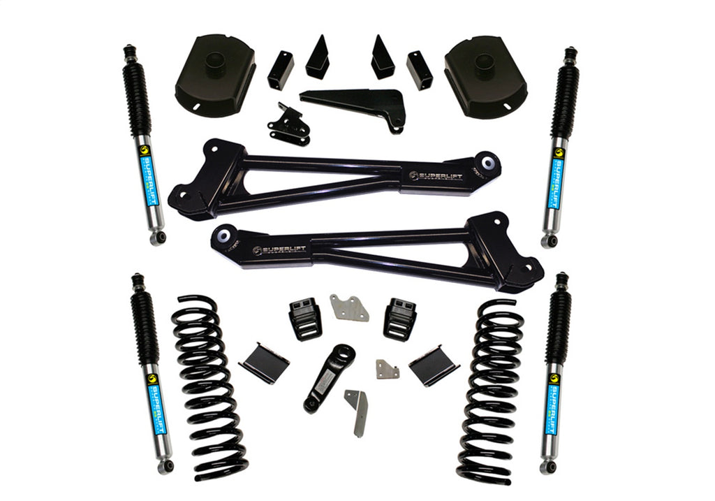Superlift K125B 4in. Lift Kit-14-18 Ram 2500 4WD-Diesel-Replacement Radius Arms w/Bilstein Shock for Select Ram