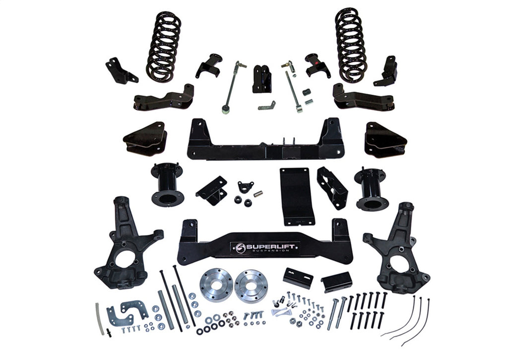 Superlift K139 6.5in. Lift Kit-15-16 Tahoe/Yukon 1500 4WD w/OE CAST Steel Ctrl Arms for Select Chevrolet Tahoe, GMC Yukon