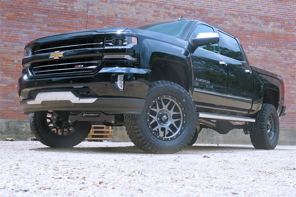 Superlift K180 6.5in. Lift Kit-07-16 Silv/Sierra 1500 2WD w Cast Steel Ctrl Arms w SL Rr Shocks for Select Chevrolet Silverado 1500, GMC Sierra