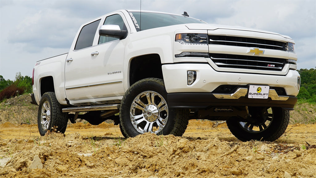 Superlift K180B 6.5in. Lift Kit-07-16 Silv/Sierra 1500 2WD w Cast Steel Ctrl Arms w Bil Rr Shock for Select Chevrolet Silverado 1500, GMC Sierra