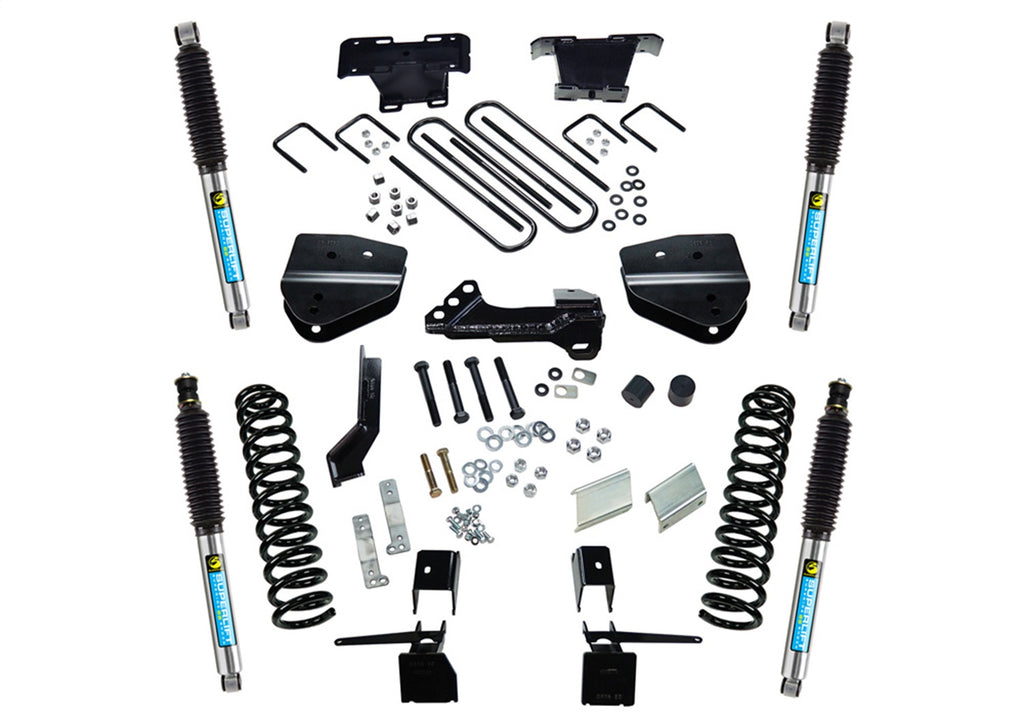 Superlift K164B 4in. Lift Kit-17-22 F-250/F-350 4WD-Diesel-w/Bilstein Shocks for Select Ford F-250 Super Duty, Ford F-350 Super Duty