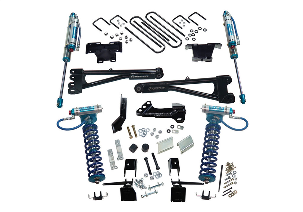 Superlift K165KG 4in. King Ed Radius Arm Lift Kit-17-22 F250/350 4WD w Kng Frt Clvrs/Res Rr Shcks for Select Ford F-250 Super Duty, Ford F-350 Super Duty