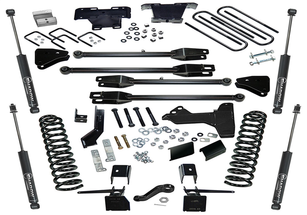 Superlift K171 6in. 4-Link Kit-17-22 F-250/F-350 4WD-Diesel-w/SL Shocks for Select Ford F-250 Super Duty, Ford F-350 Super Duty