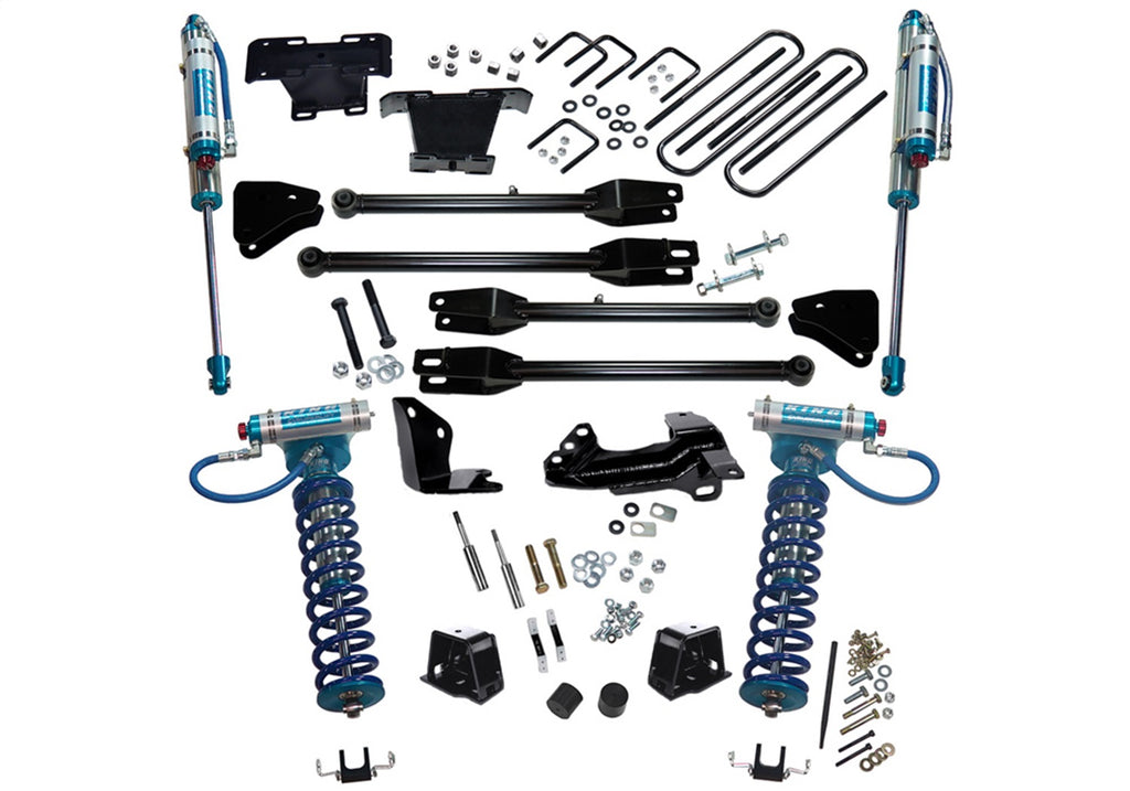 Superlift K230KG 4in. Lift Kit-05-07 F250/F350 4WD w 4-Link Conversion/King Clvrs/Shocks for Select Ford F-250 Super Duty, Ford F-350 Super Duty