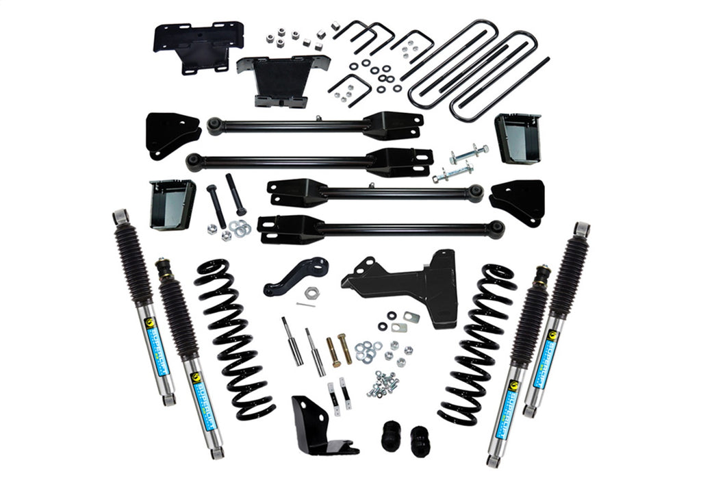 Superlift K231B 6in. Lift Kit-05-07 F250/F350 4WD Diesel w 4-Link Conversion/Bilstein Shocks for Select Ford F-250 Super Duty, Ford F-350 Super Duty