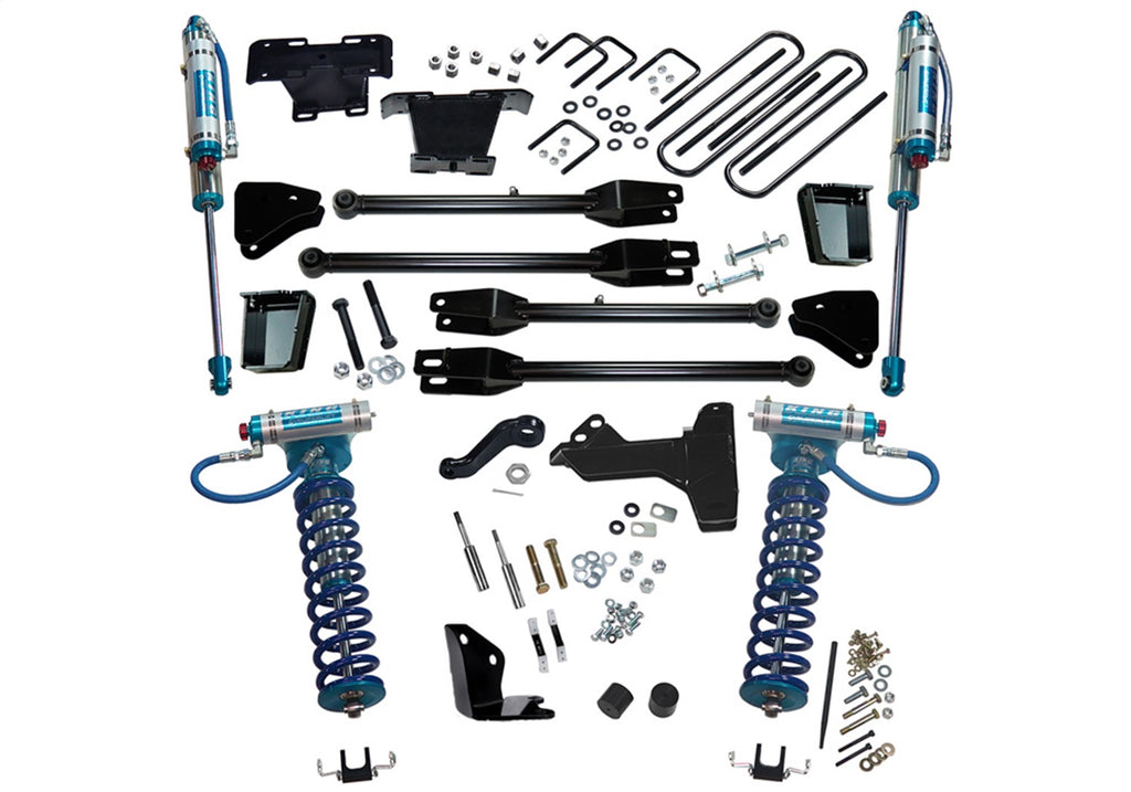 Superlift K231KG 6in. Lift Kit-05-07 F250/F350 4WD w 4-Link Conversion/King Clvrs/Shocks for Select Ford F-250 Super Duty, Ford F-350 Super Duty