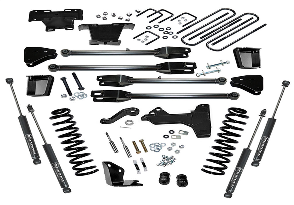 Superlift K231 6in. Lift Kit-05-07 F250/F350 4WD Diesel w 4-Link Conversion/SL Shocks for Select Ford F-250 Super Duty, Ford F-350 Super Duty