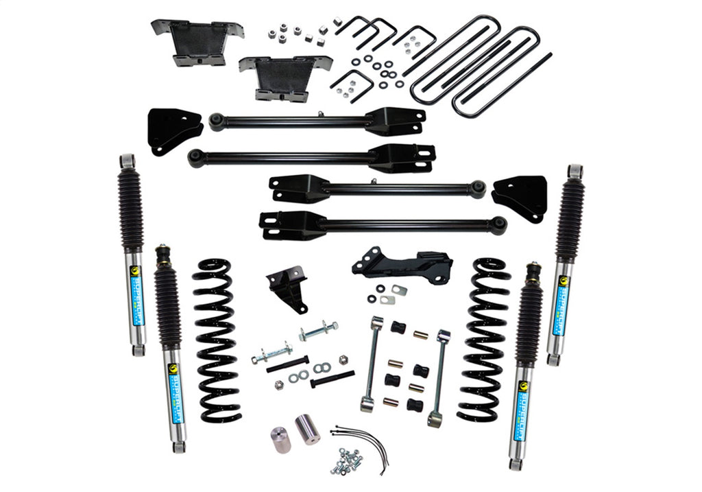 Superlift K233B 4in. Lift Kit-08-10 F250/F350 4WD-Dsl w/4-Link Conversion/Bil Shocks for Select Ford F-250 Super Duty, Ford F-350 Super Duty