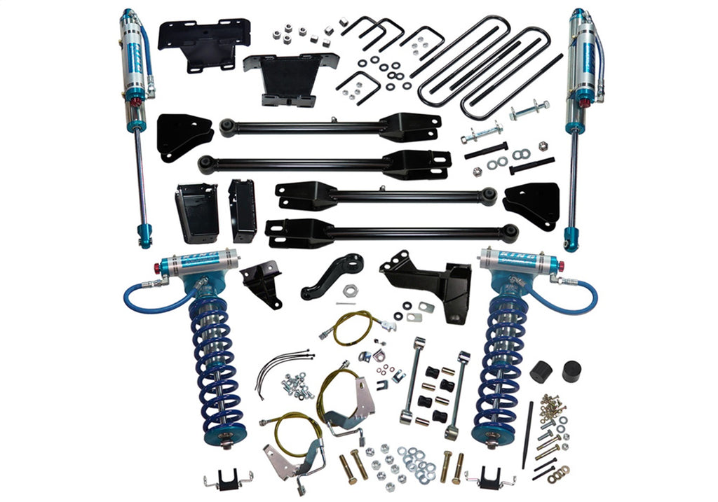 Superlift K234KG 6in. Lift Kit-08-10 F250/F350 4WD w/4-Link Conversion/King Clvrs/Shocks for Select Ford F-250 Super Duty, Ford F-350 Super Duty