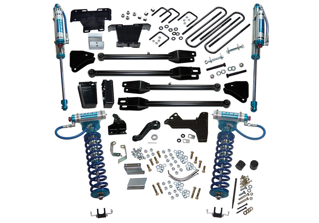 Superlift K237KG 6in. Lift Kit-11-16 F250/F350 4WD w/4-Link Conversion/King Clvrs/Shocks for Select Ford F-250 Super Duty, Ford F-350 Super Duty