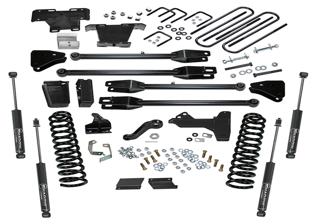 Superlift K237 6in. Lift Kit-11-16 F-250/F-350 4WD-Diesel-w/4-Link Conversion/SL Shocks for Select Ford F-250 Super Duty, Ford F-350 Super Duty