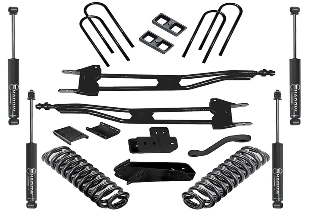 Superlift K388 6in. Superunner Radius Arm Lift Kit-80-96 Bronco 4WD-w/SL Shocks for Select Ford Bronco