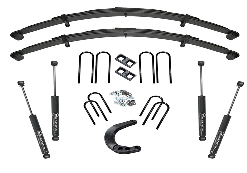 Superlift K420 6in. Lift Kit-73-87 K10/K15/73-91 Blazer/Jimmy/Sub 4WD-Rr Blck Kit wSL Shks for Select Chevrolet Blazer, Chevrolet K10, Chevrolet K10 Pickup, Chevrolet K10 Suburban, Chevrolet K5 Blazer, GMC Jimmy, GMC K15, GMC K15 Suburban, GMC K15/K1500