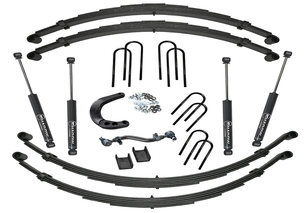 Superlift K424 8in.LiftKit(w/52in.RrSprngs)-73-87K10/K15/73-91Blzr/Jmy/Sbrbn4WD-RrSprngKit wSLS for Select Chevrolet Blazer, Chevrolet K10, Chevrolet K10 Pickup, Chevrolet K10 Suburban, Chevrolet K5 Blazer, GMC Jimmy, GMC K15, GMC K15 Suburban, GMC