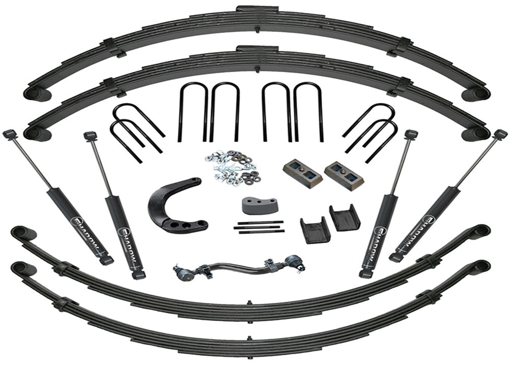 Superlift K430 12in. Lift Kit-73-87 K10/K15/73-91 Suburban 4WD-Rr Sprng Kit wSL Shks for Select Chevrolet K10, Chevrolet K10 Pickup, Chevrolet K10 Suburban, GMC K15, GMC K15 Suburban, GMC K15/K1500 Pickup, GMC K15/K1500 Suburban, GMC K1500, GMC K1500