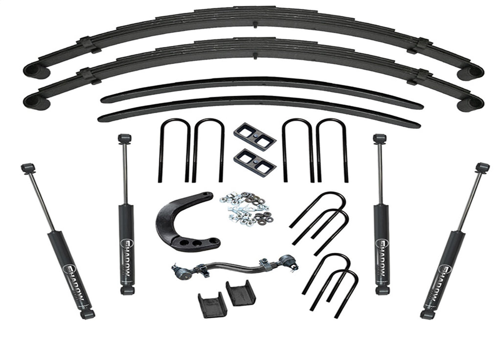 Superlift K444 8in. Lift Kit-73-91 GM 3/4 Ton 4WD-Rr Block Kit w/SL Shocks for Select Chevrolet K20, Chevrolet K20 Pickup, Chevrolet K20 Suburban, GMC K25, GMC K25 Suburban, GMC K25/K2500 Pickup, GMC K25/K2500 Suburban, GMC K2500, GMC K2500 Suburban