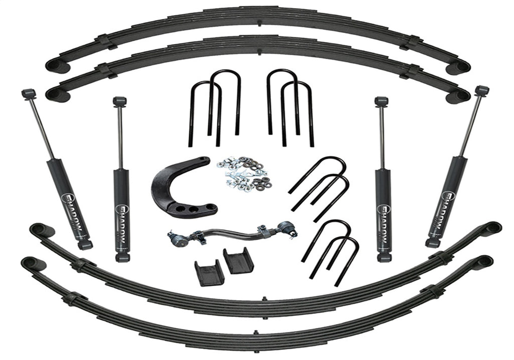 Superlift K445 8in. Lift Kit (w/52in. Rr Sprngs)-73-91 GM 3/4 Ton 4WD-Rr Spring Kit w/SL Shcks for Select Chevrolet K20, Chevrolet K20 Pickup, Chevrolet K20 Suburban, GMC K25, GMC K25 Suburban, GMC K25/K2500 Pickup, GMC K25/K2500 Suburban, GMC K2500, GMC