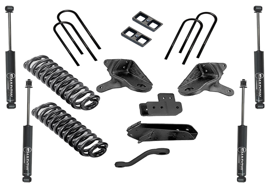 Superlift K554 4in. Lift Kit-80-96 F-150 4WD-w/SL Shocks for Select Ford F-150