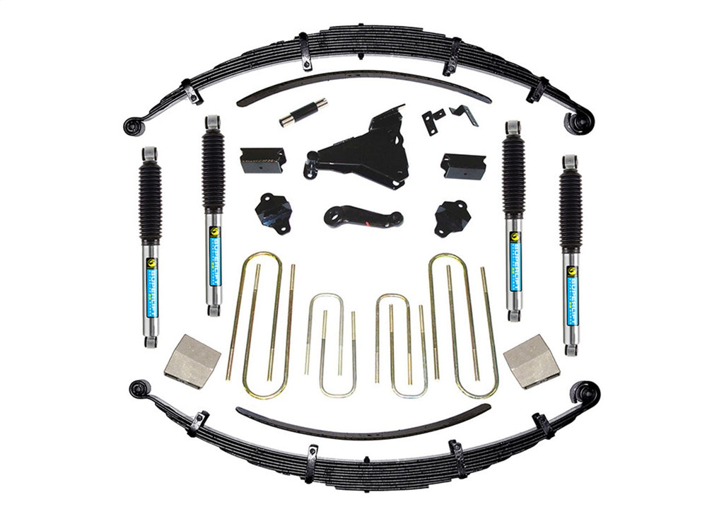 Superlift K644B 8in. Lift Kit-00-04 F-250/F-350 4WD-Diesel/V10-w/Bilstein Shocks for Select Ford F-250 Super Duty, Ford F-350 Super Duty