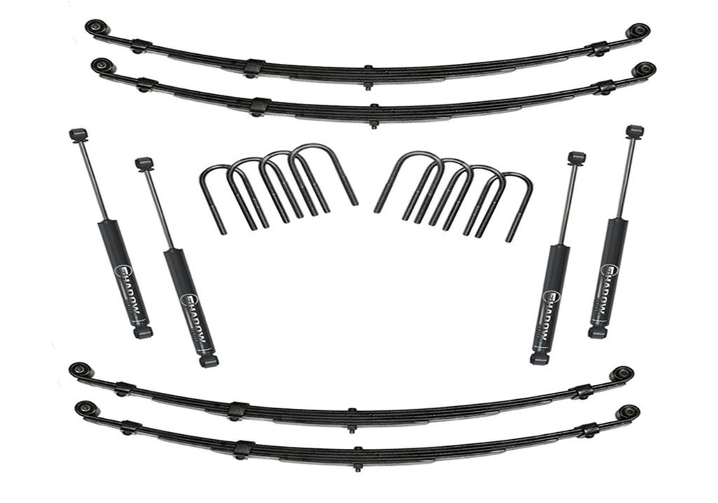 Superlift K718 4in. Lift Kit-82-86 Jeep CJ5/CJ7/CJ8-w/SL Shocks for Select Jeep CJ5, Jeep CJ7, Jeep Wagoneer